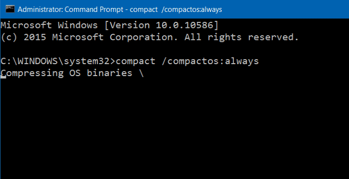 windows compress command